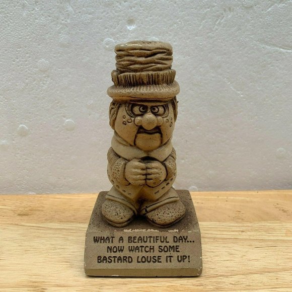 Paula - What a Beautiful Day - Wooden Figure Vintage Statue from 1971 - Picture 1 of 9